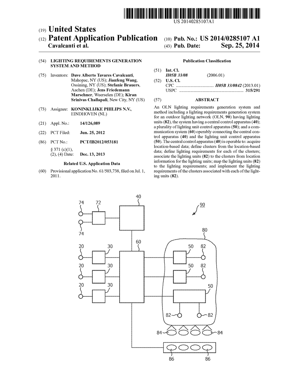 LIGHTING REQUIREMENTS GENERATION SYSTEM AND METHOD - diagram, schematic, and image 01