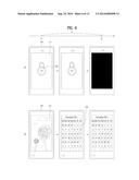 MOBILE TERMINAL HAVING A DOUBLE-SIDED DISPLAY AND CONTROLLING METHOD     THEREOF diagram and image