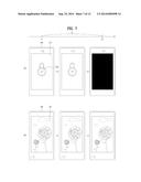 MOBILE TERMINAL HAVING A DOUBLE-SIDED DISPLAY AND CONTROLLING METHOD     THEREOF diagram and image