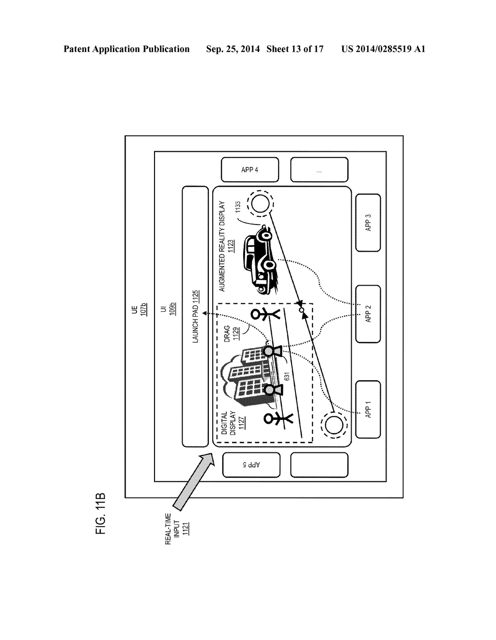 METHOD AND APPARATUS FOR PROVIDING LOCAL SYNCHRONIZATION OF INFORMATION     FOR AUGMENTED REALITY OBJECTS - diagram, schematic, and image 14