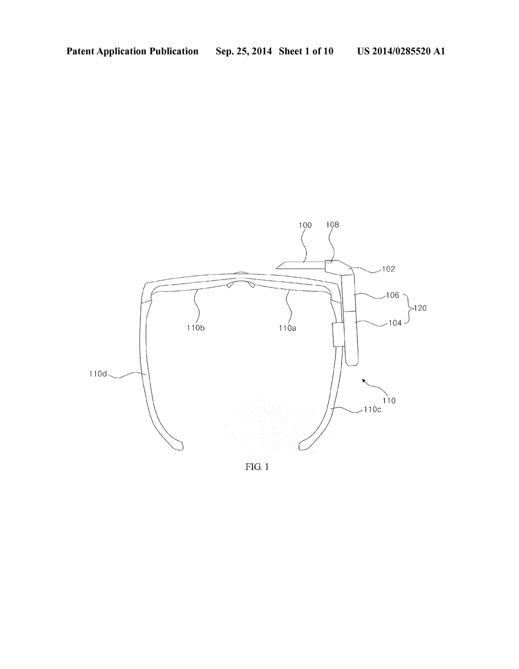 WEARABLE DISPLAY DEVICE USING AUGMENTED REALITY - diagram, schematic, and image 02