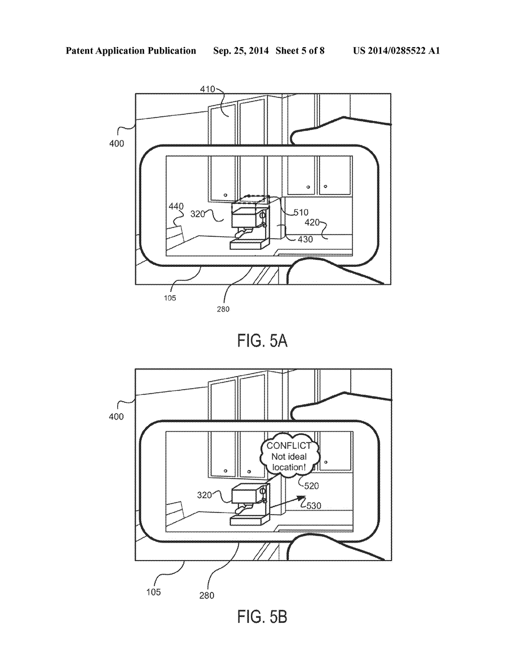 SYSTEM AND METHOD FOR PRESENTING TRUE PRODUCT DIMENSIONS WITHIN AN     AUGMENTED REAL-WORLD SETTING - diagram, schematic, and image 06