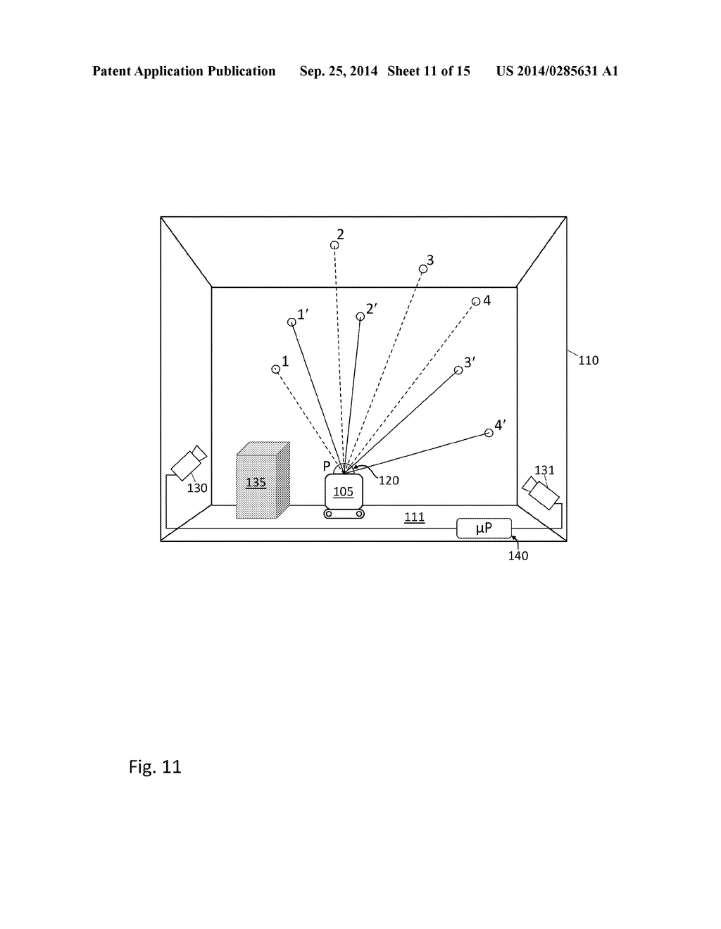 Indoor navigation via multi-beam laser projection - diagram, schematic, and image 12