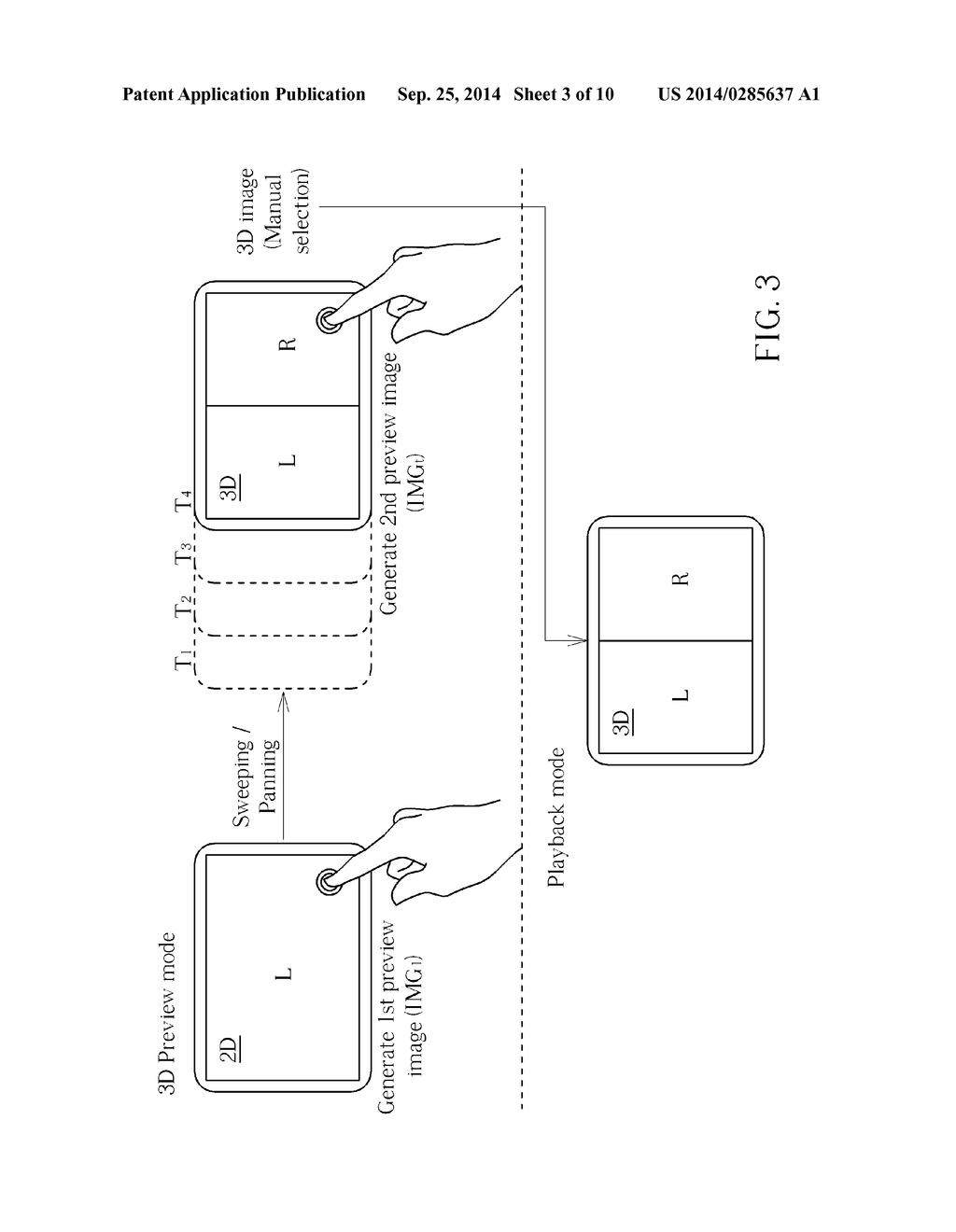 3D IMAGE CAPTURE METHOD WITH 3D PREVIEW OF PREVIEW IMAGES GENERATED BY     MONOCULAR CAMERA AND RELATED ELECTRONIC DEVICE THEREOF - diagram, schematic, and image 04