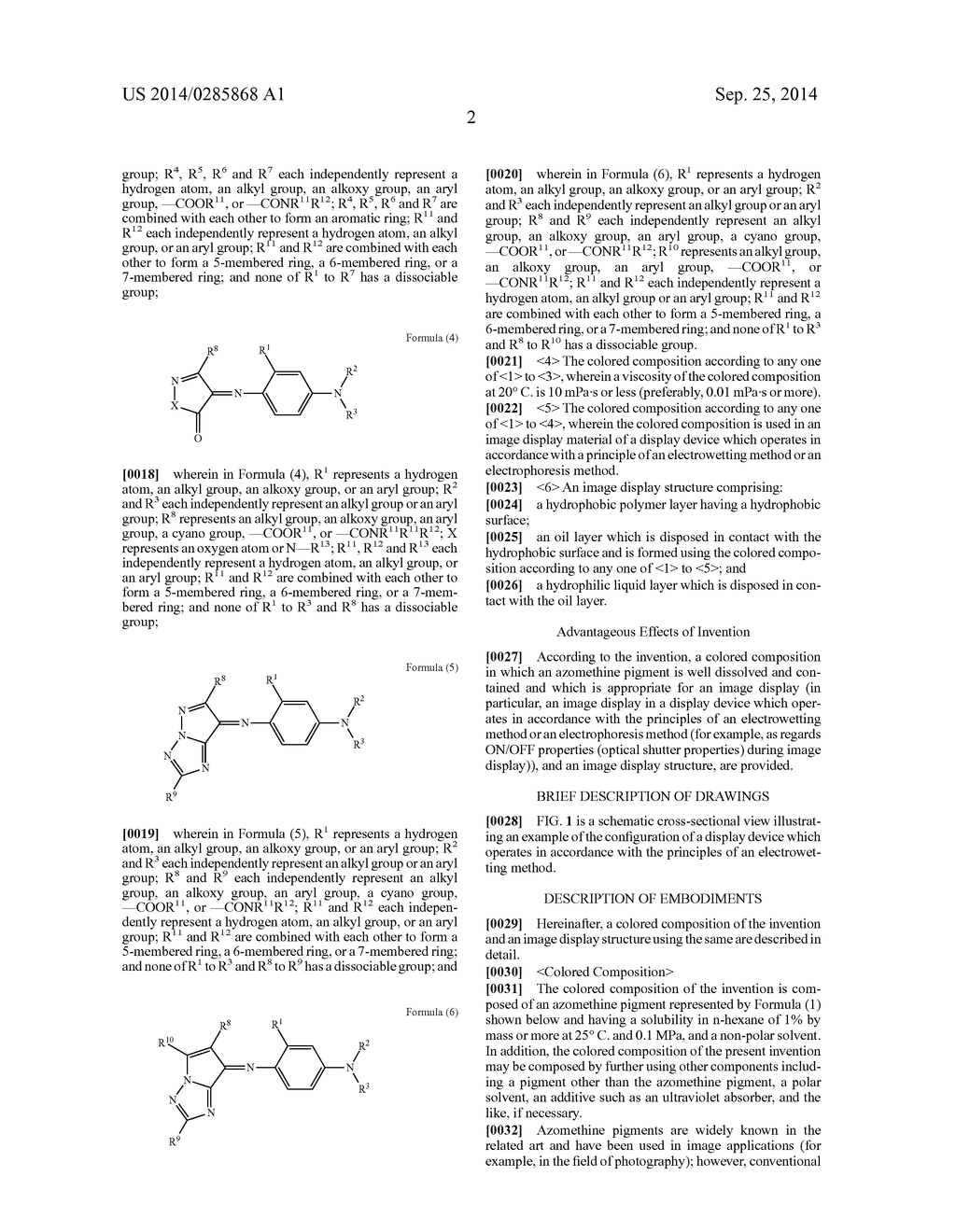 COLORED COMPOSITION AND IMAGE DISPLAY STRUCTURE - diagram, schematic, and image 04