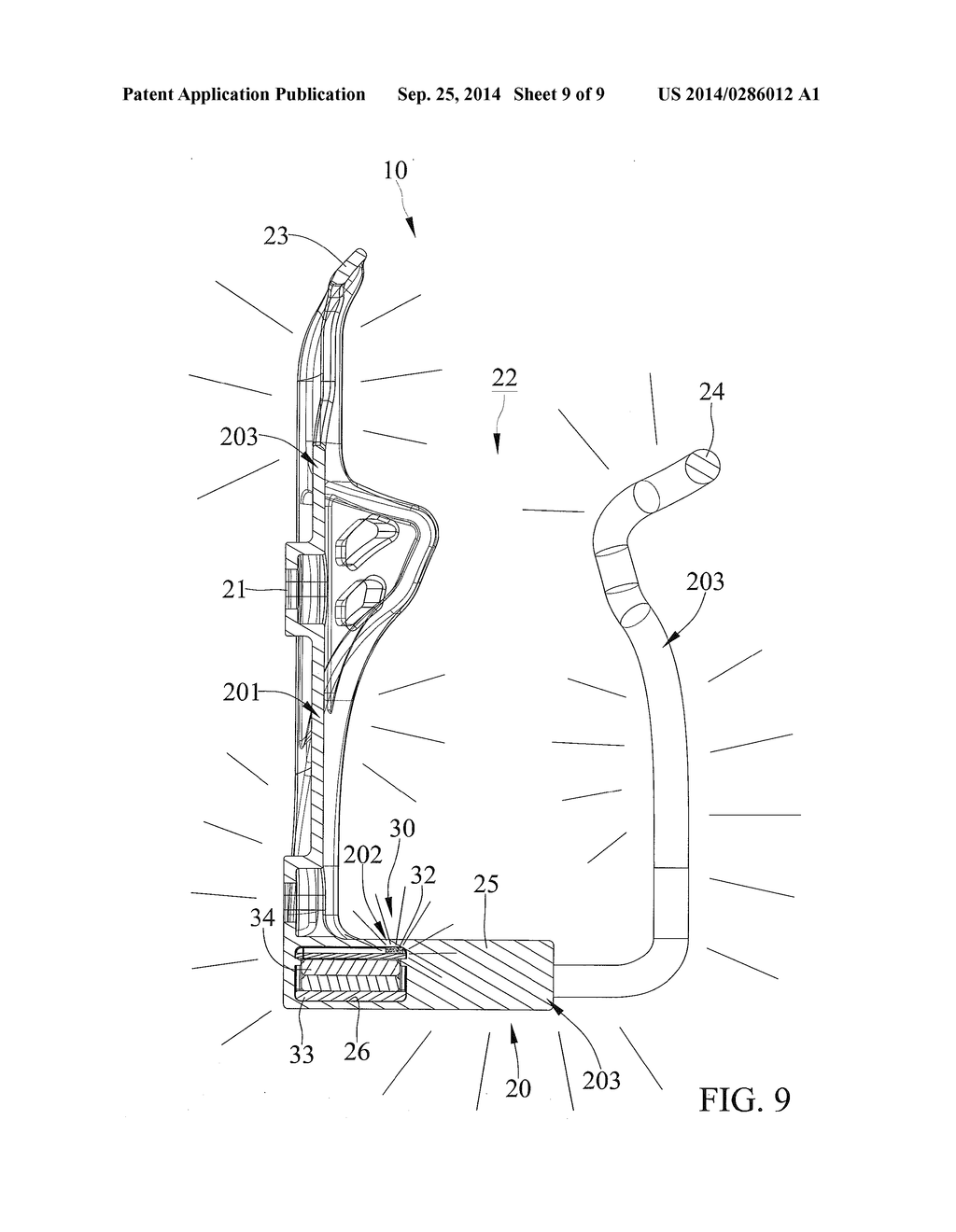 Illuminated Water Bottle Cage - diagram, schematic, and image 10