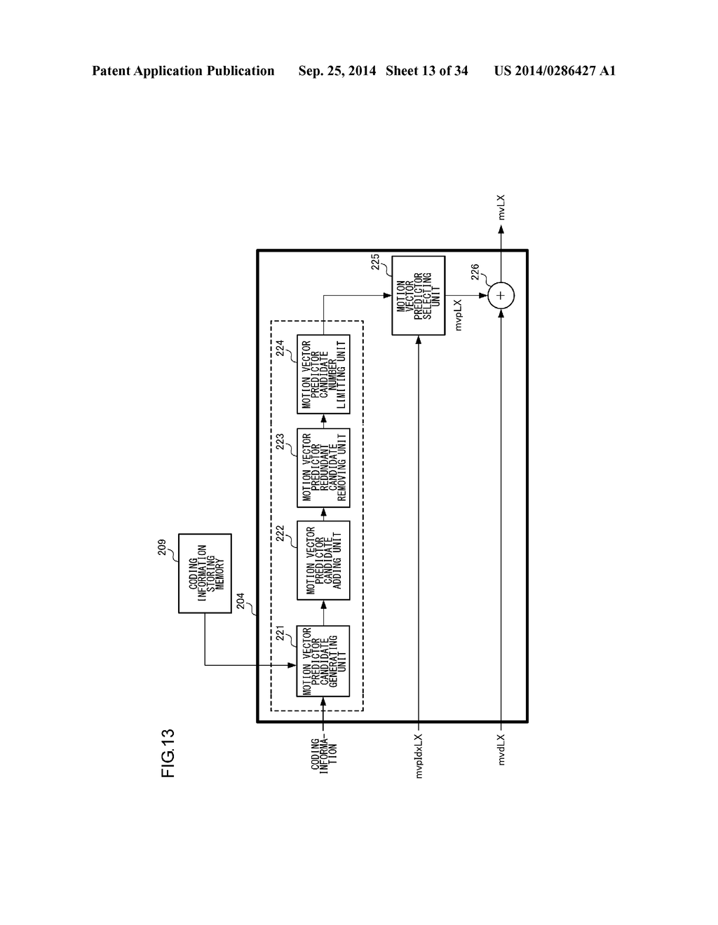 MOVING PICTURE CODING DEVICE, MOVING PICTURE CODING METHOD, AND MOVING     PICTURE CODING PROGRAM, AND MOVING PICTURE DECODING DEVICE, MOVING     PICTURE DECODING METHOD, AND MOVING PICTURE DECODING PROGRAM - diagram, schematic, and image 14