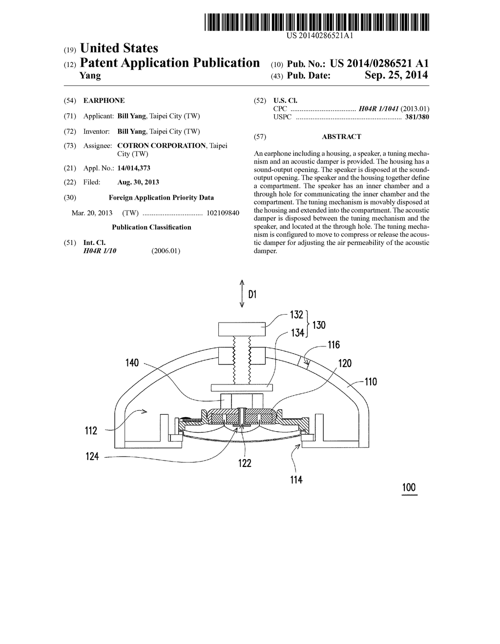 EARPHONE - diagram, schematic, and image 01