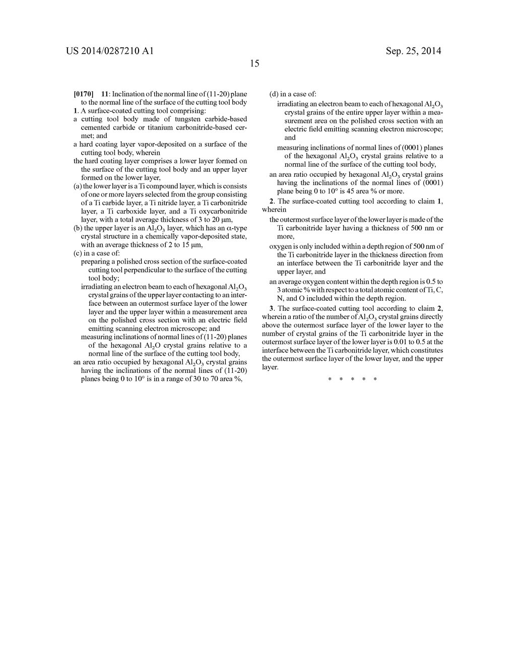 SURFACE-COATED CUTTING TOOL - diagram, schematic, and image 20