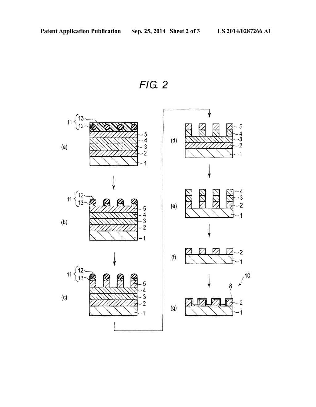 PATTERN FORMING METHOD AND MANUFACTURING METHOD OF MAGNETIC RECORDING     MEDIUM - diagram, schematic, and image 03