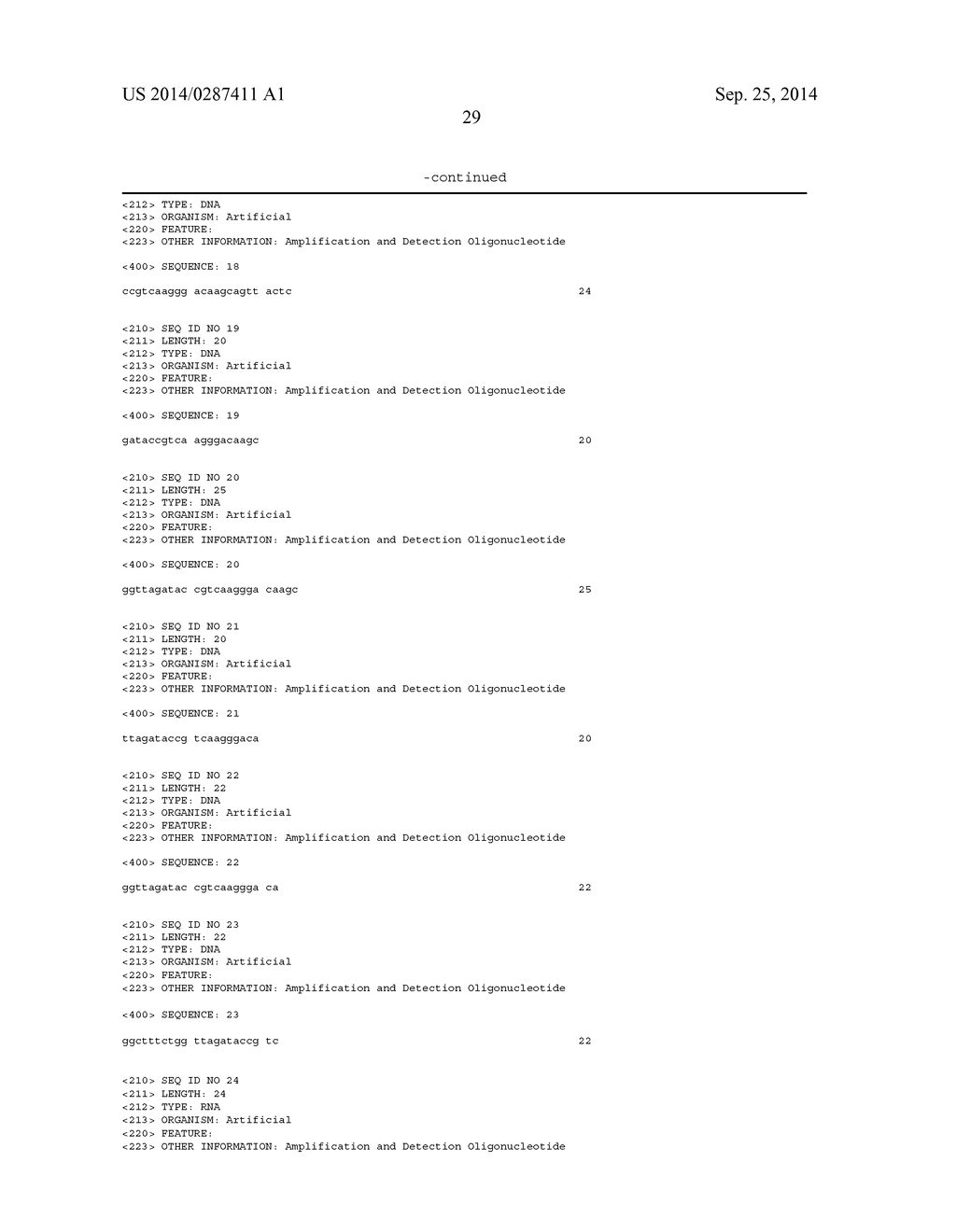 COMPOSITIONS, KITS AND RELATED METHODS FOR THE DETECTION AND/OR MONITORING     OF LISTERIA - diagram, schematic, and image 34