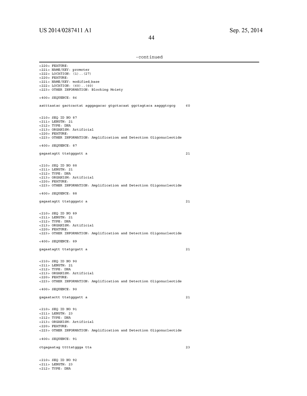 COMPOSITIONS, KITS AND RELATED METHODS FOR THE DETECTION AND/OR MONITORING     OF LISTERIA - diagram, schematic, and image 49