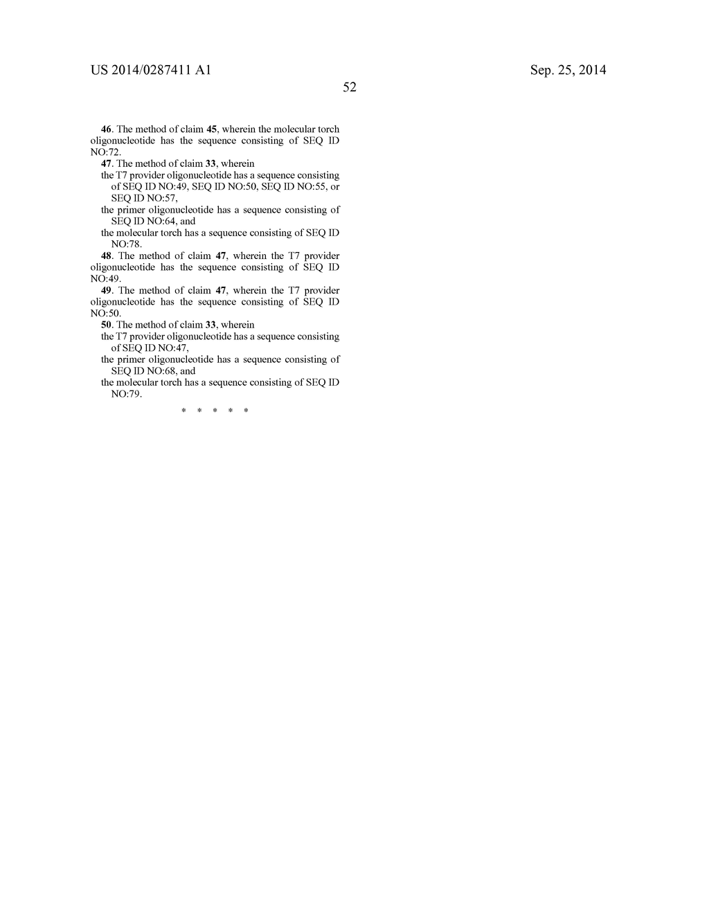 COMPOSITIONS, KITS AND RELATED METHODS FOR THE DETECTION AND/OR MONITORING     OF LISTERIA - diagram, schematic, and image 57