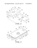 PROTECTIVE SHELL AND CHARGING DEVICE COMBINATION FOR MOBILE PHONE diagram and image