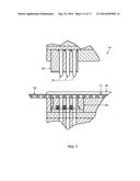 Self-attaching fastener manufacturing apparatus and method diagram and image