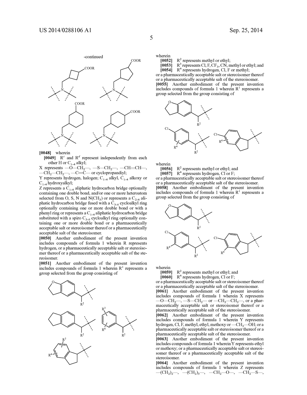 CYCLOALKANE CARBOXYLIC ACID DERIVATIVES AS CXCR3 RECEPTOR ANTAGONISTS - diagram, schematic, and image 06