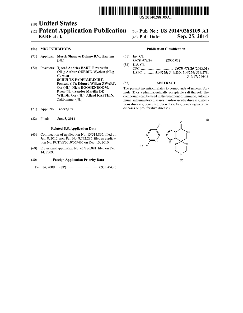 MK2 INHIBITORS - diagram, schematic, and image 01