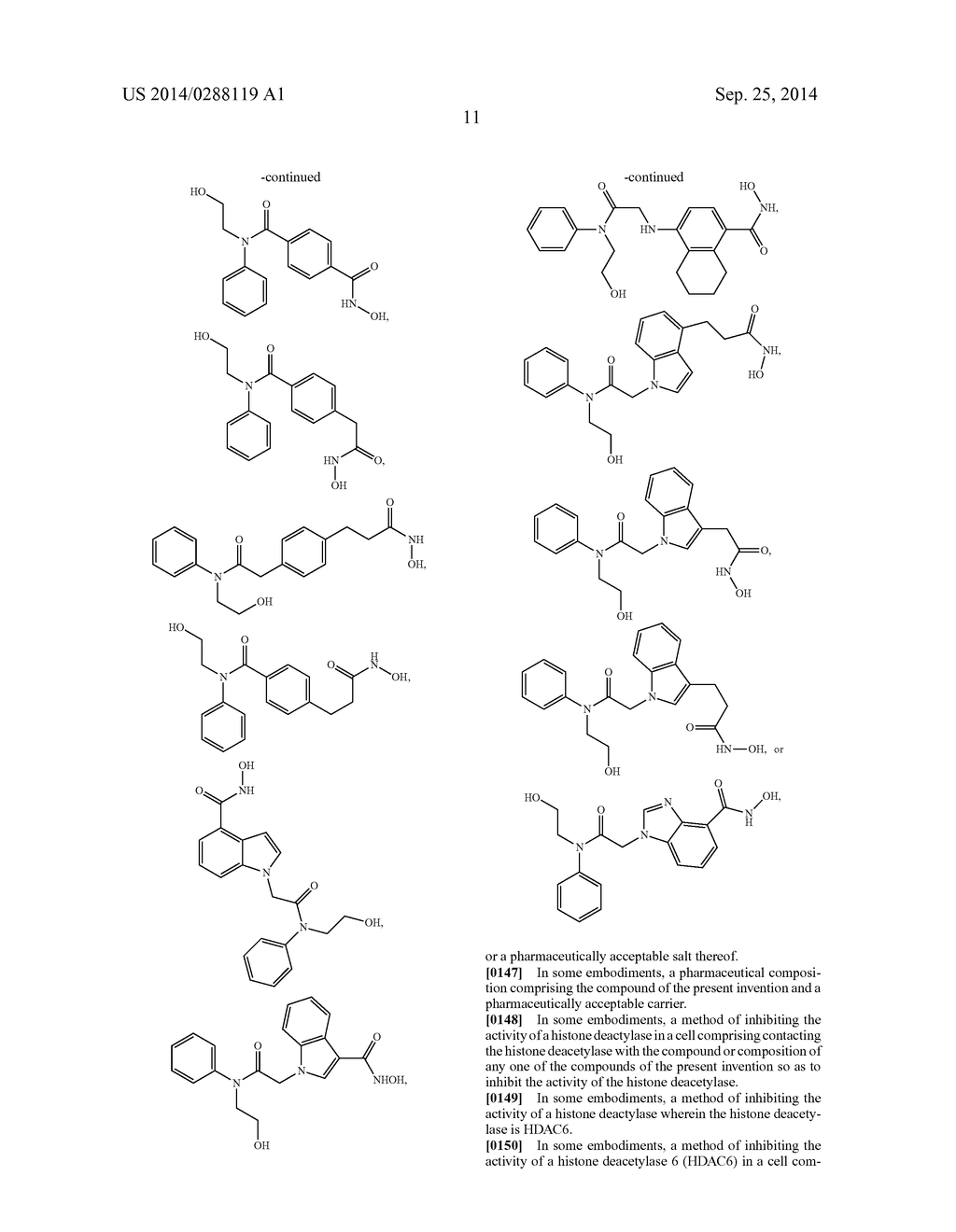 NOVEL MOLECULES THAT SELECTIVELY INHIBIT HISTONE DEACETYLASE 6 RELATIVE TO     HISTONE DEACETYLASE 1 - diagram, schematic, and image 16