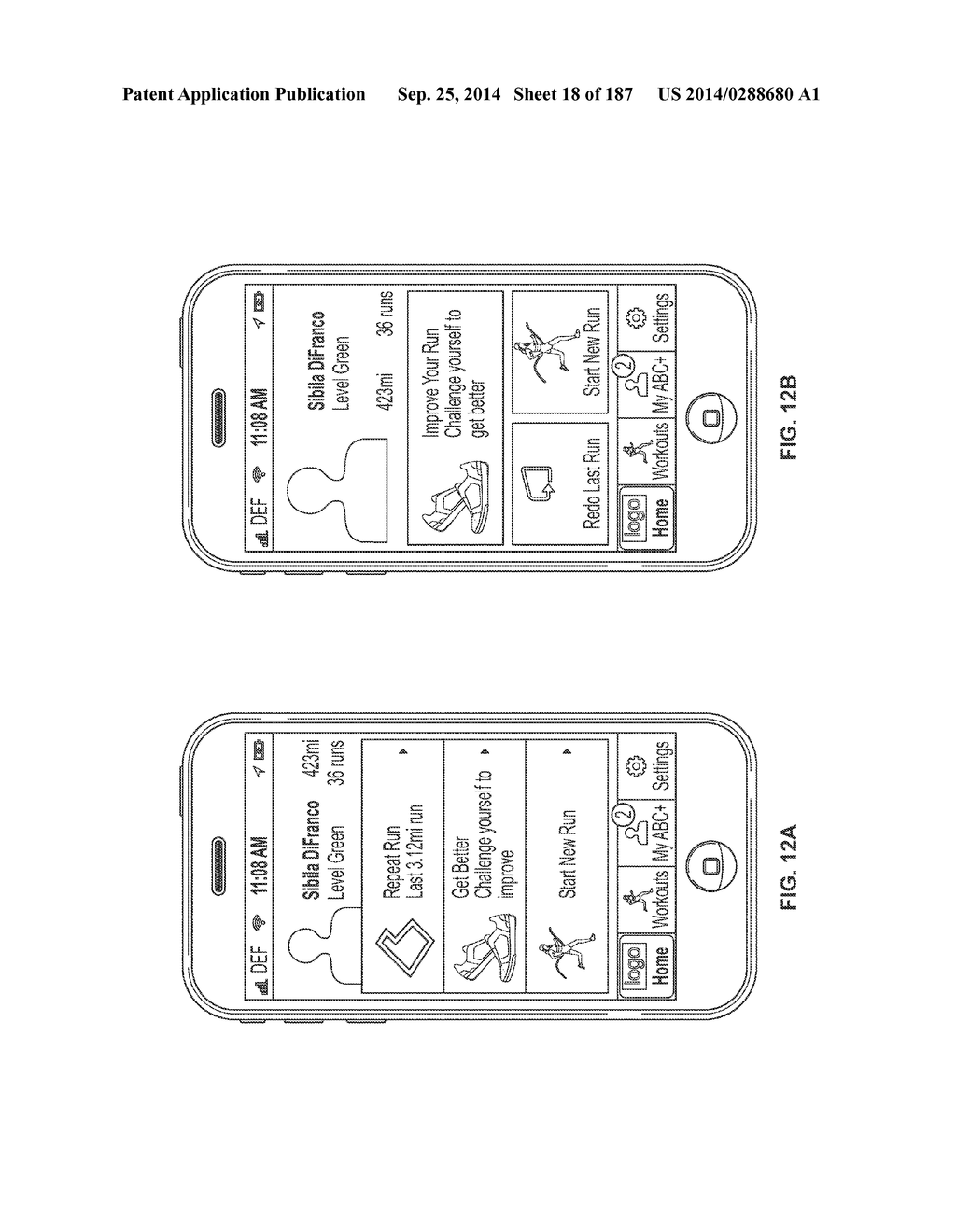 Monitoring Fitness Using a Mobile Device - diagram, schematic, and image 19