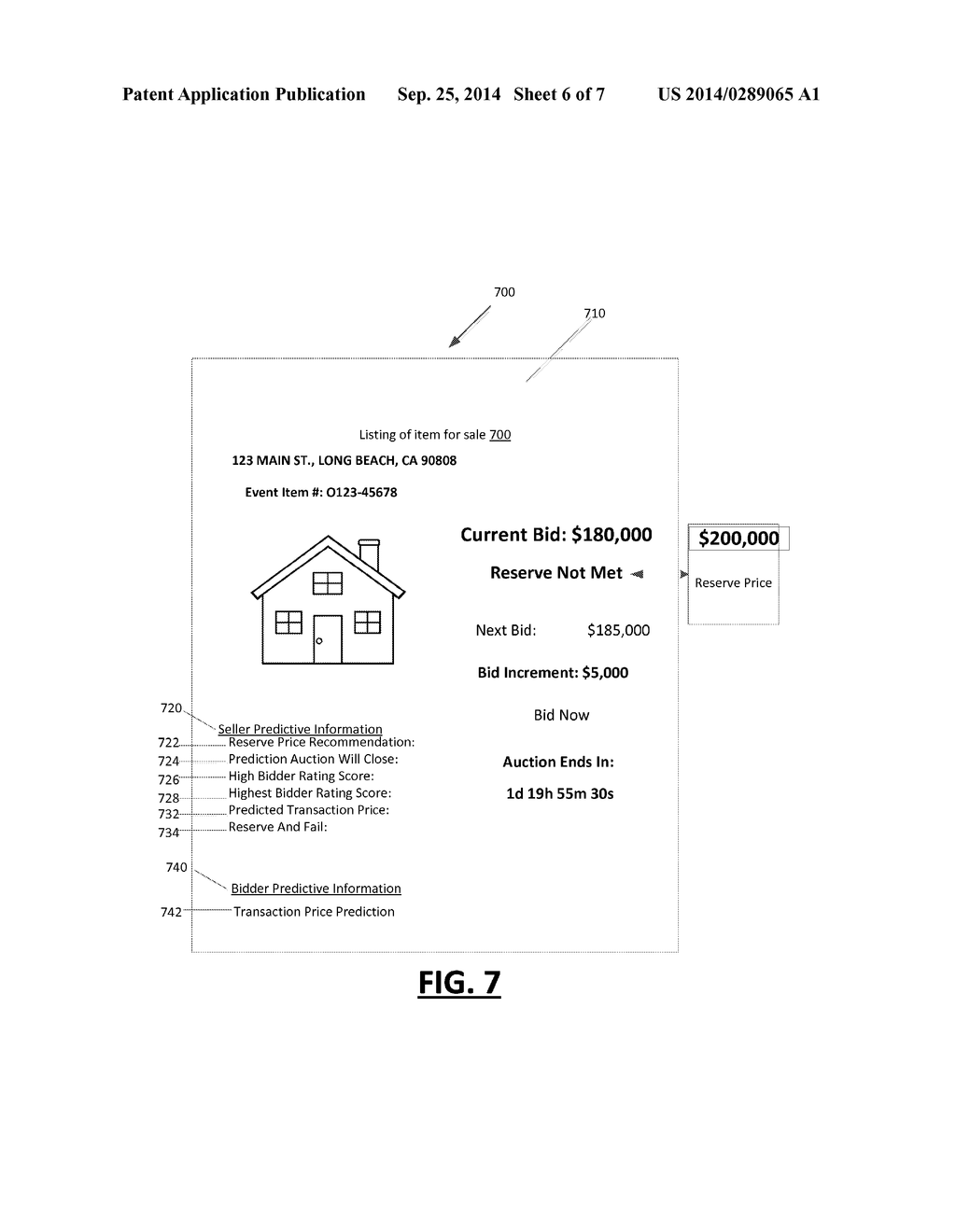 SYSTEM AND METHOD FOR DETECTING AND UTILIZING NON-BIDDING ACTIVITY OF     BIDDERS IN AN ONLINE AUCTION - diagram, schematic, and image 07