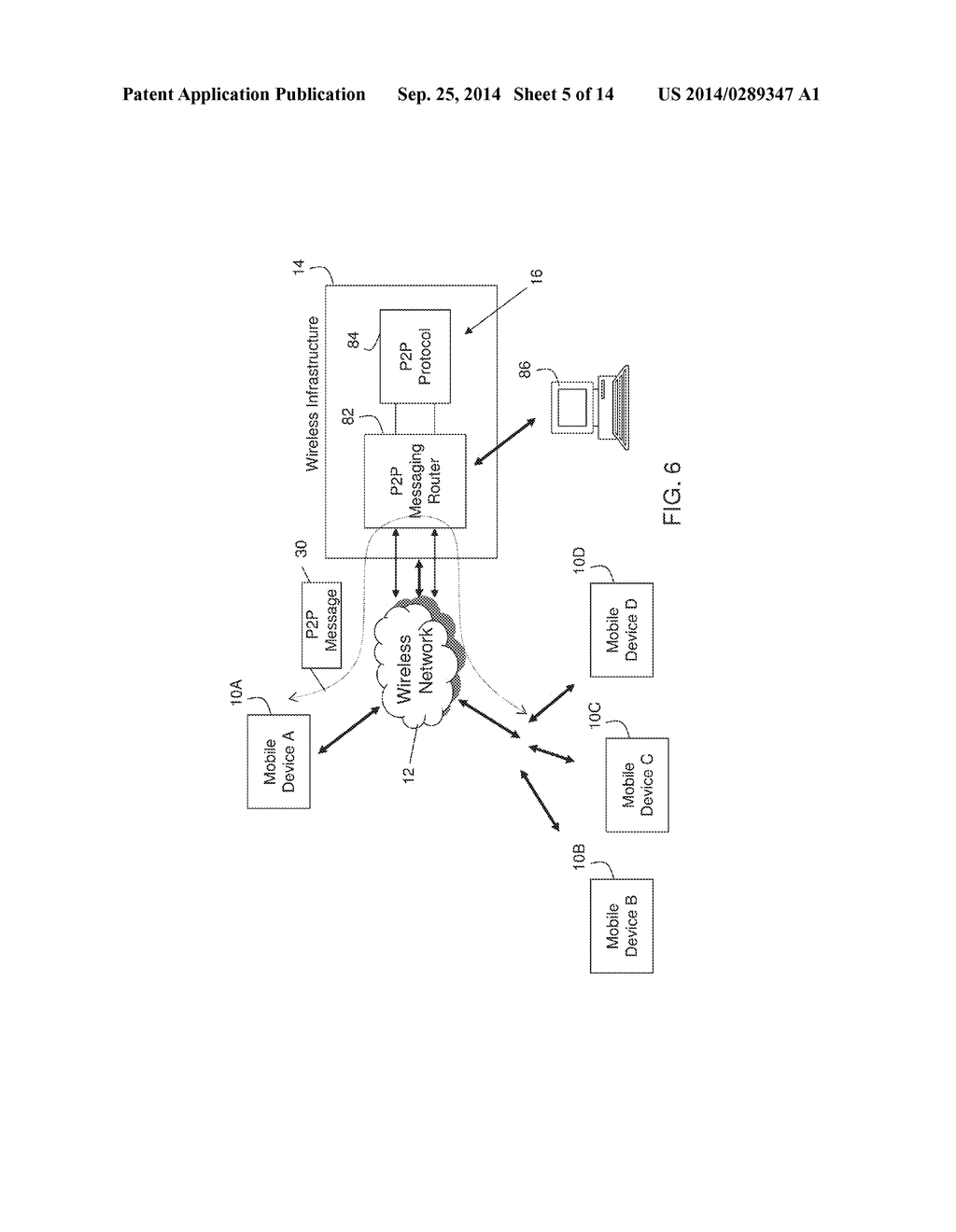 System and Method for Enabling Applications to Communicate Using a     Peer-to-Peer (P2P) System - diagram, schematic, and image 06