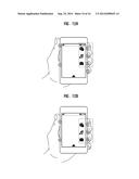 METHOD AND APPARATUS FOR DISPLAYING GRAPHICAL USER INTERFACE DEPENDING ON     A USER S CONTACT PATTERN diagram and image