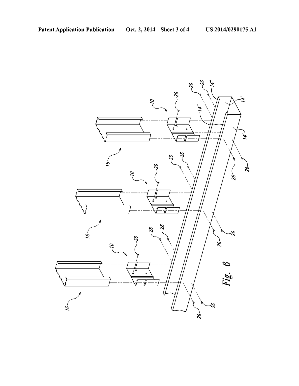 STUD AND SILL CONNECTOR CLIP AND RELATED WALL ASSEMBLIES - diagram, schematic, and image 04