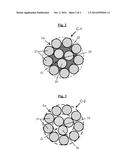 METHOD OF MANUFACTURING A TWO-LAYER METAL CORD RUBBERIZED IN SITU USING AN     UNSATURATED THERMOPLASTIC ELASTOMER diagram and image