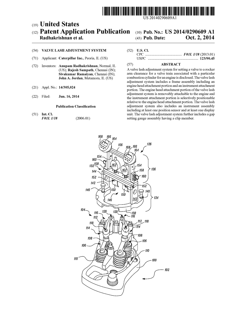 VALVE LASH ADJUSTMENT SYSTEM - diagram, schematic, and image 01