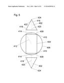 APPARATUS AND METHODS FOR TRANSFERRING MATERIALS BETWEEN LOCATIONS     POSSESSING DIFFERENT CROSS-SECTIONAL AREAS WITH MINIMAL BAND SPREADING     AND DISPERSION DUE TO UNEQUAL PATH-LENGTHS diagram and image