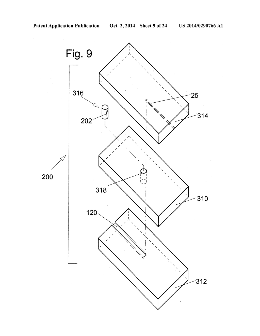 APPARATUS AND METHODS FOR TRANSFERRING MATERIALS BETWEEN LOCATIONS     POSSESSING DIFFERENT CROSS-SECTIONAL AREAS WITH MINIMAL BAND SPREADING     AND DISPERSION DUE TO UNEQUAL PATH-LENGTHS - diagram, schematic, and image 10