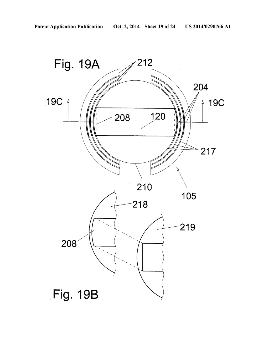 APPARATUS AND METHODS FOR TRANSFERRING MATERIALS BETWEEN LOCATIONS     POSSESSING DIFFERENT CROSS-SECTIONAL AREAS WITH MINIMAL BAND SPREADING     AND DISPERSION DUE TO UNEQUAL PATH-LENGTHS - diagram, schematic, and image 20