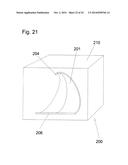 APPARATUS AND METHODS FOR TRANSFERRING MATERIALS BETWEEN LOCATIONS     POSSESSING DIFFERENT CROSS-SECTIONAL AREAS WITH MINIMAL BAND SPREADING     AND DISPERSION DUE TO UNEQUAL PATH-LENGTHS diagram and image