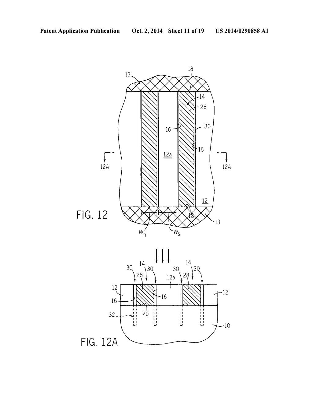 METHODS OF FORMING A POLYMERIC MATERIAL VIA SELF-ASSEMBLY OF AMPHIPHILIC     MATERIAL AND RELATED TEMPLATE STRUCTURES - diagram, schematic, and image 12