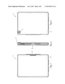 TABLET COMPUTER COVER AND STAND diagram and image