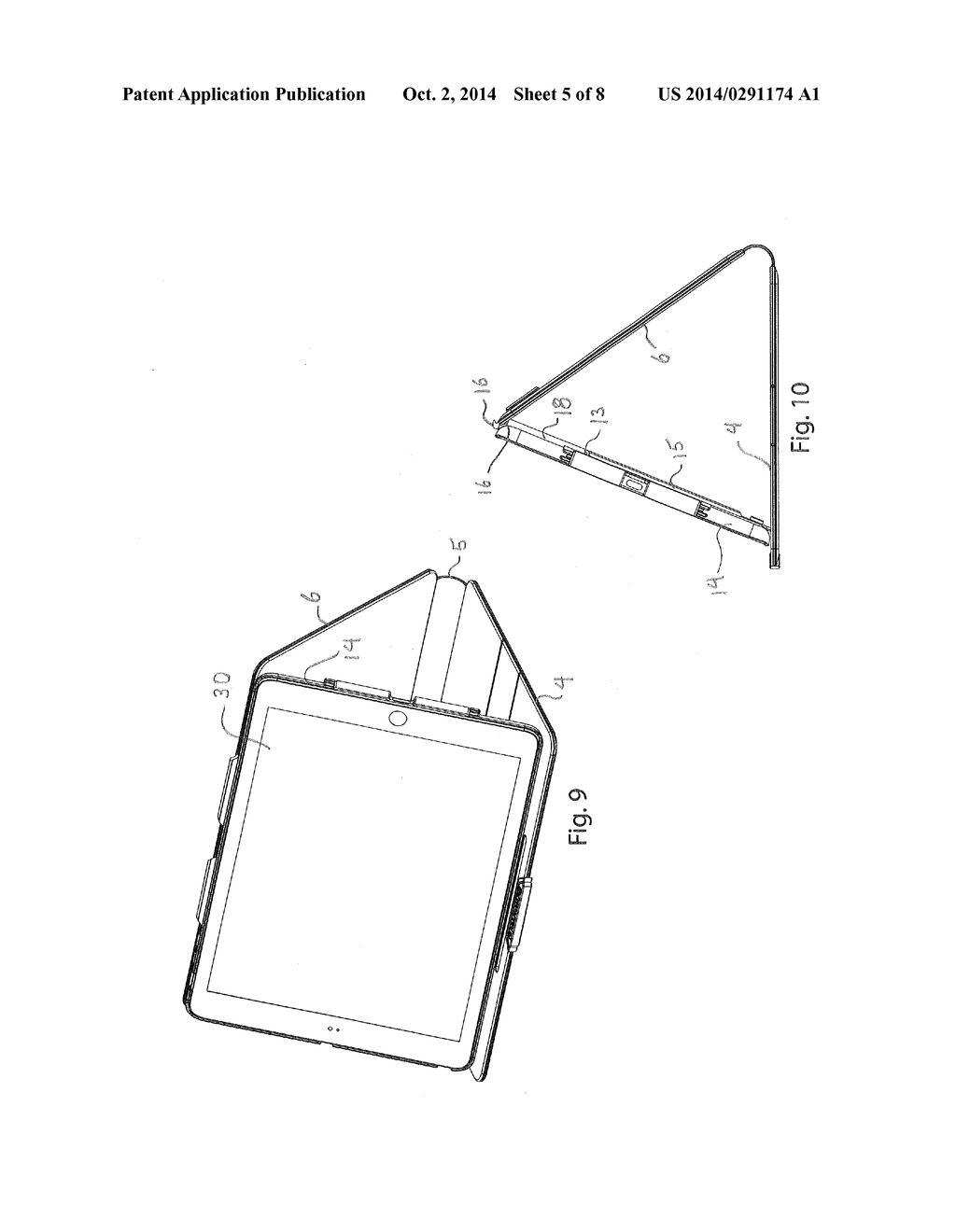 TABLET COMPUTER COVER AND STAND - diagram, schematic, and image 06