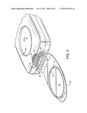 WET WIPES DISPENSER WITH LID POSITIONING FEATURE diagram and image