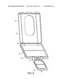 WET WIPES DISPENSER WITH LID POSITIONING FEATURE diagram and image