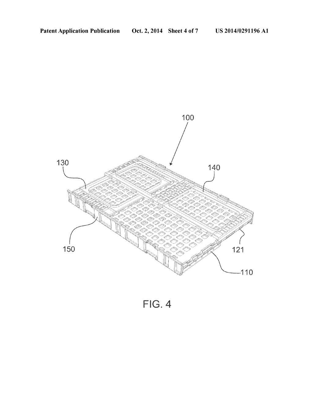 LOGISTICS CRATE MODULE AND METHOD OF TRANSPORTING GOODS - diagram, schematic, and image 05