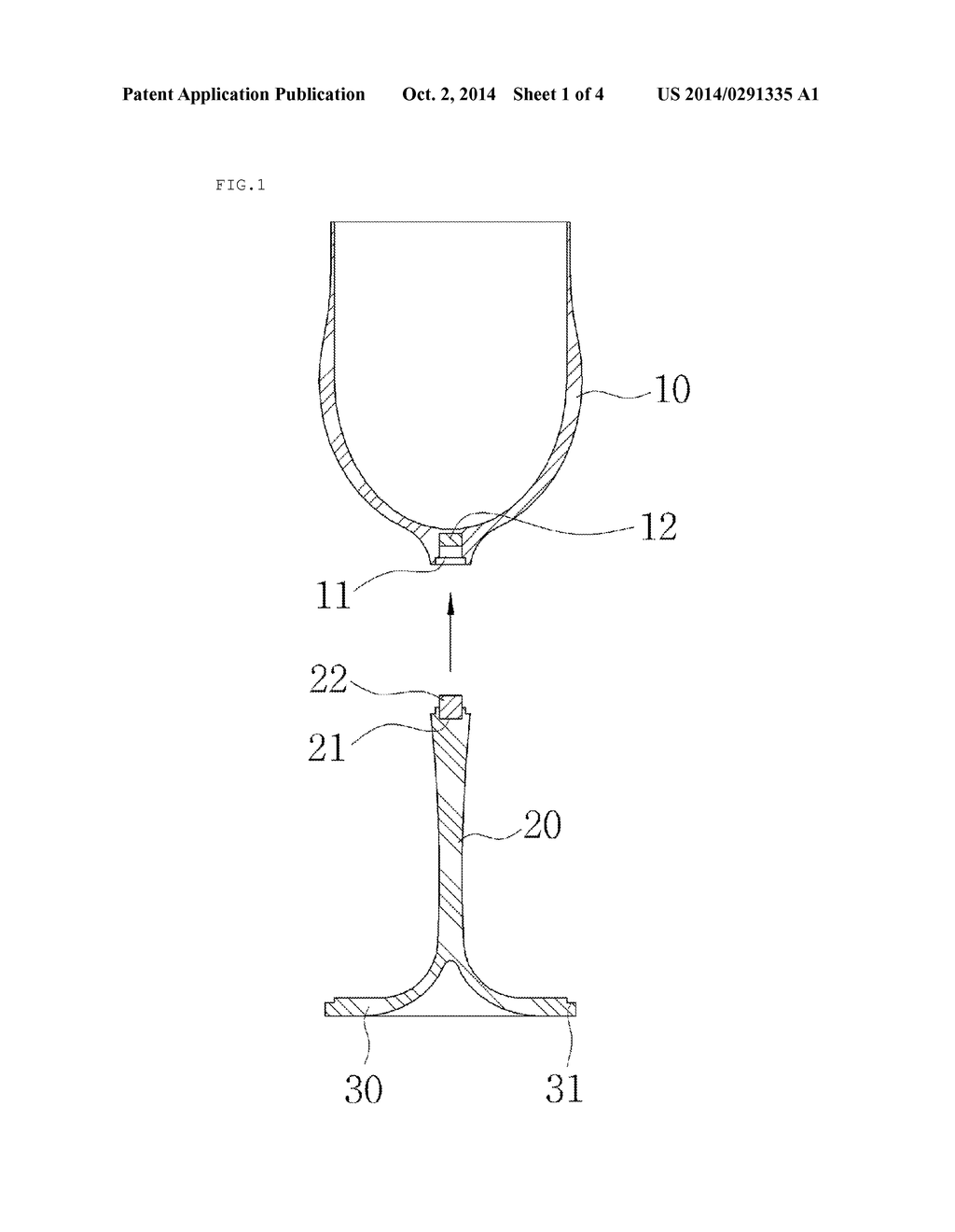 EASILY PORTABLE WINE GLASS - diagram, schematic, and image 02