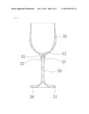 EASILY PORTABLE WINE GLASS diagram and image