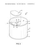 DISPENSER WITH SANITARY DISCHARGE diagram and image