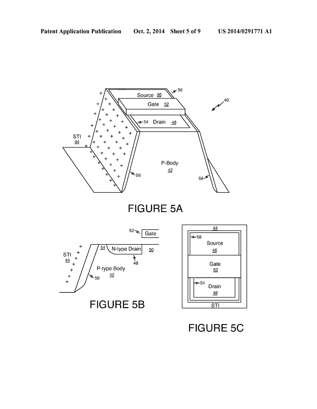 TID Hardened and Single Even Transient Single Event Latchup Resistant MOS     Transistors and Fabrication Process - diagram, schematic, and image 06