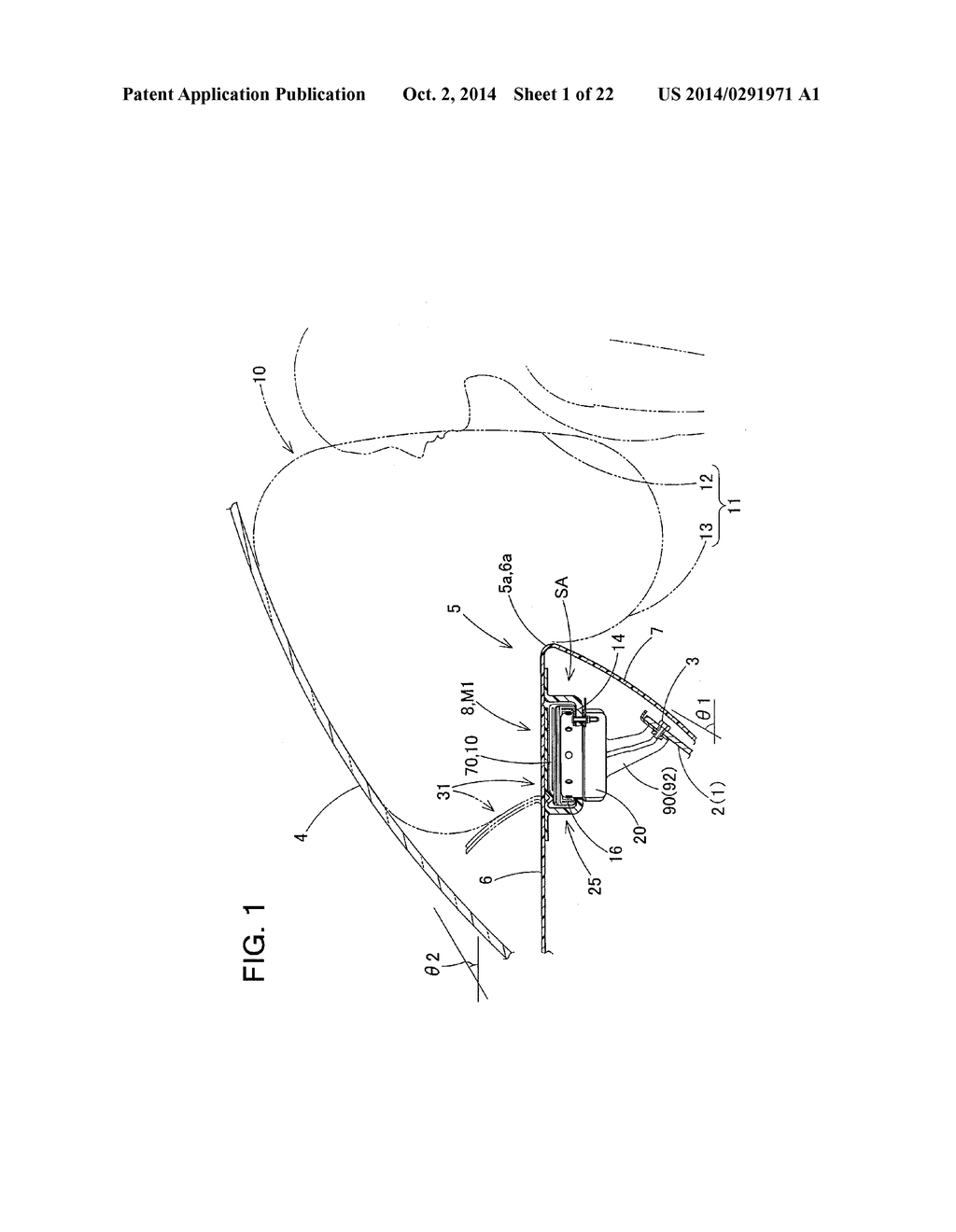 PASSENGER SEAT AIRBAG APPARATUS AND A FOLDED AIRBAG USED THEREIN - diagram, schematic, and image 02