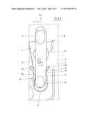 LOCK FOR A VEHICLE DOOR WITH A SPRING PLATE IN THE INLET REGION OF THE     LOCKING BOLT diagram and image