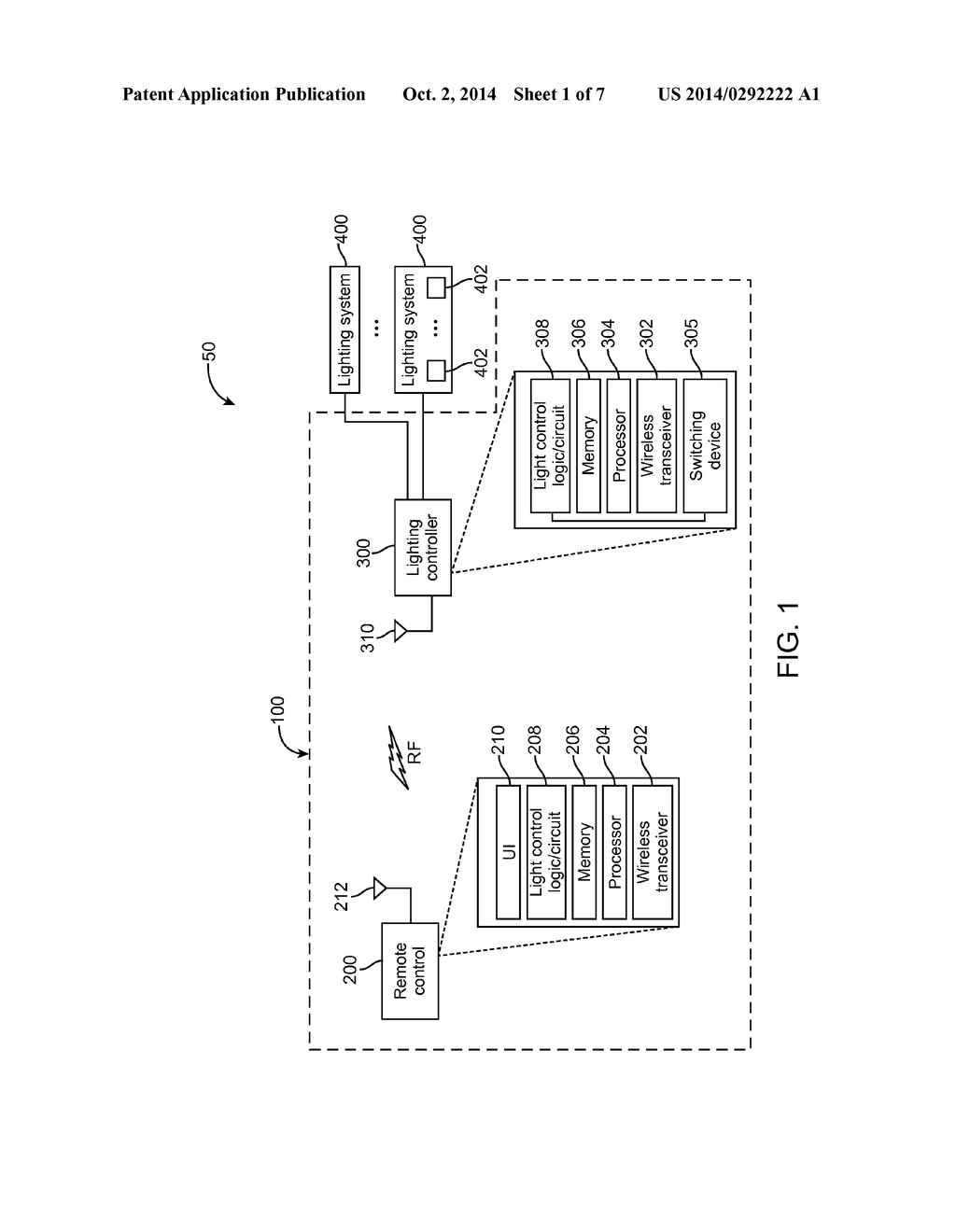 WIRELESS CONTROLLER FOR LIGHTING SYSTEM - diagram, schematic, and image 02