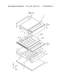 PIEZOELECTRIC ELEMENT MODULE, ULTRASONIC TRANSDUCER, ULTRASONIC DEVICE,     LIQUID EJECTING HEAD, LIQUID EJECTING APPARATUS, AND PIEZOELECTRIC     ELEMENT MODULE MANUFACTURING METHOD diagram and image