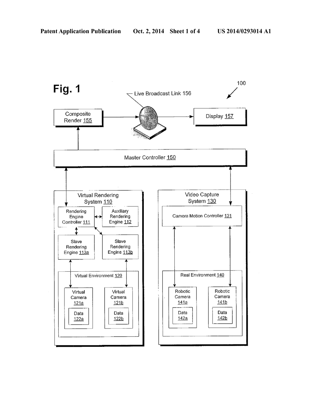 Video Capture System Control Using Virtual Cameras for Augmented Reality - diagram, schematic, and image 02