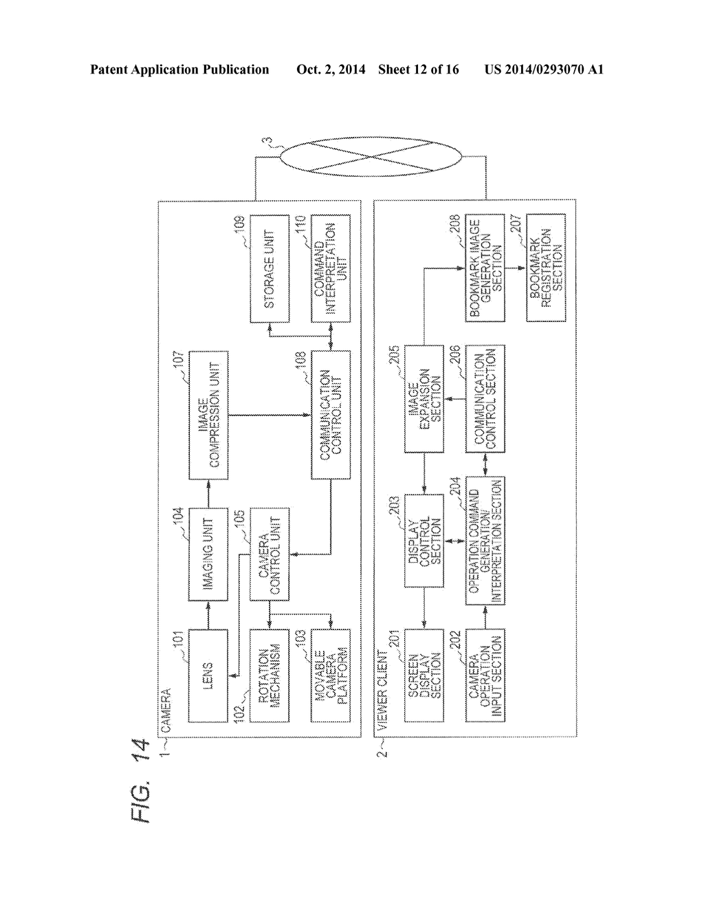 INFORMATION PROCESSING APPARATUS, NETWORK CAMERA AND PROCESSING SYSTEM - diagram, schematic, and image 13