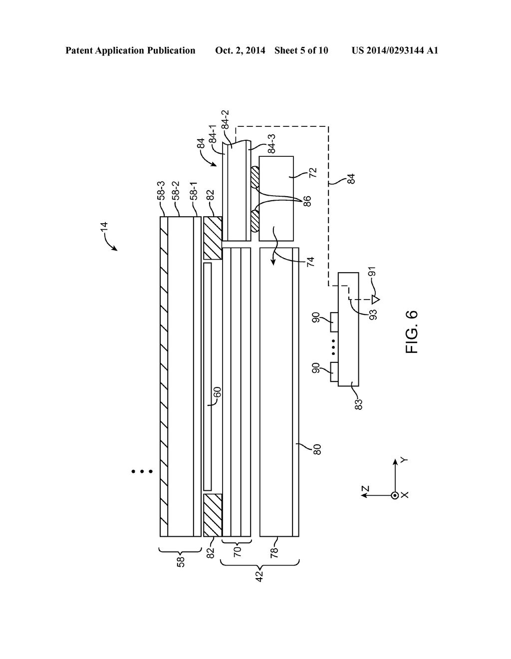 Electronic Device Display With Shielding Layer - diagram, schematic, and image 06